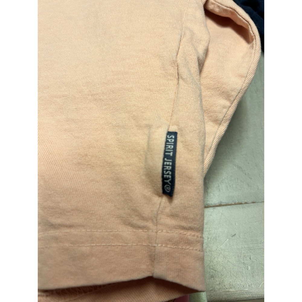 Disney World Spirit Jersey Peach Coral Gold Glitter Puff Print Womens Size Small - Picture 6 of 14